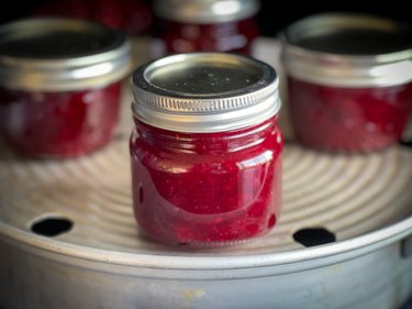 process jam in a steam canner