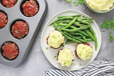 Meatloaf Muffins With Mashed Potatoes Recipe
