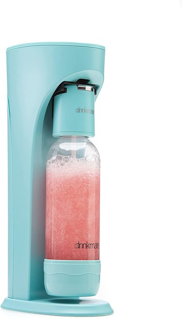 light blue sparkling water maker