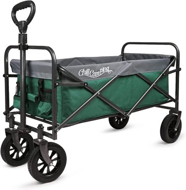 Utility cart/wagon from Chill Camping, shown against a white ground