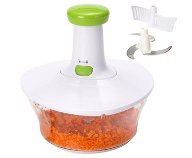 Brieftons Manual Food Chopper, Compact & Powerful Hand Held Vegetable  Chopper / Blender to Chop Fruits / Vegetables / Nuts /