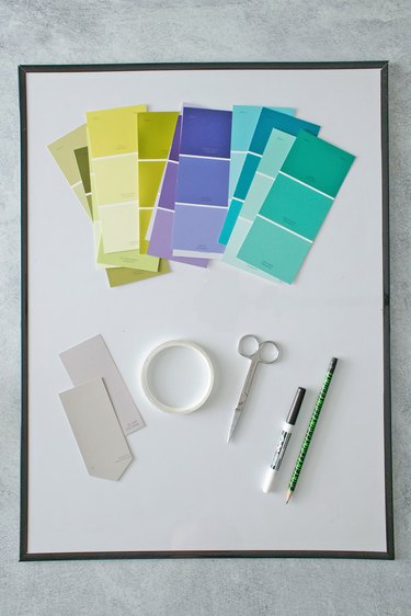 Supplies needed for DIY picture frame perpetual calendar