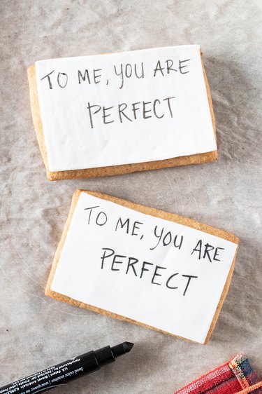 "Love Actually" sugar cookies