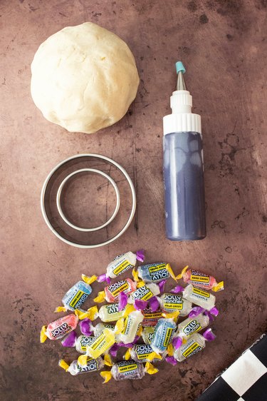 Ingredients for stained glass sugar cookies