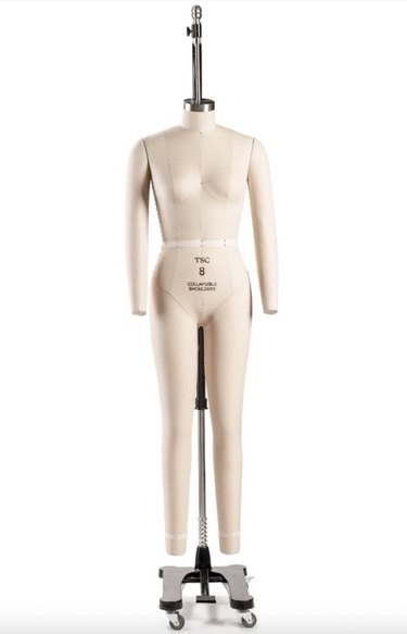 Professional Female Full Body Dress Form w/ Collapsible Shoulders and Removable Arms