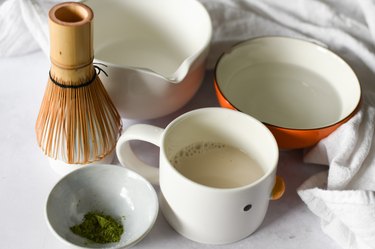 Prepped ingredients and tools