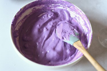 Ube marshmallow mixture