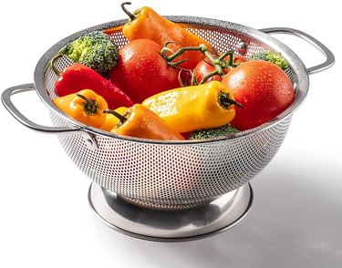 A Bellemain Micro-Perforated Stainless Steel Colander