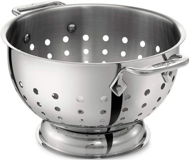 An All-Clad Stainless Steel Colander