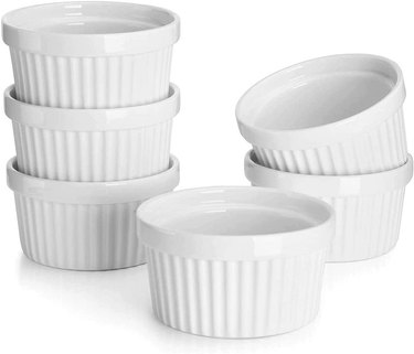 Sweese 8-Ounce Porcelain Soufflé Dishes