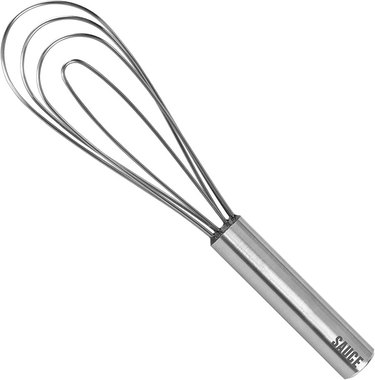 A Tovolo 10-Inch Flat Sauce Whisk