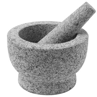 A ChefSofi Granite Mortar and Pestle Set