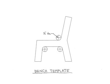 bench template for wooden chess table squirrel feeder