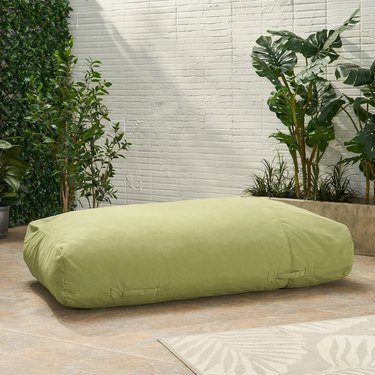 Carol Outdoor Lounger Bean Bag by Christopher Knight Home