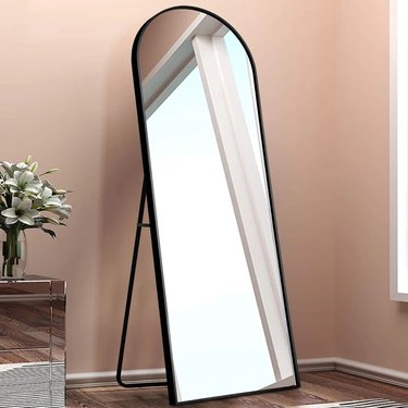 Modern Arched Full-Length Standing Mirror