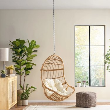 Richards Wicker Hanging Chair by Christopher Knight Home