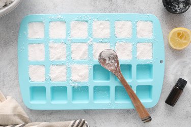 Press the mixture into a silicone mold