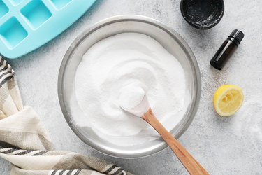 Dry ingredients in a bowl