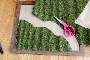 cut the moss
