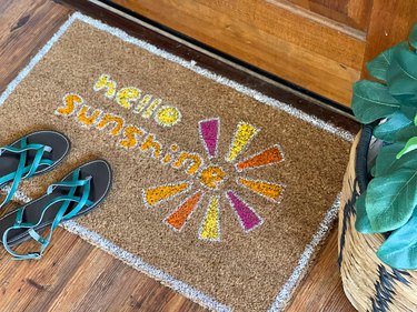 Colorful Pineapples Outdoor Door Mat 2' x 3