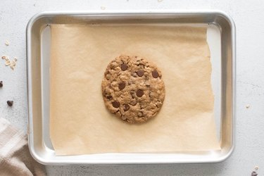 Baked oatmeal cookie