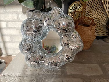 I have 12k mirror disco tiles left over from a project. What would you make  ? : r/crafts