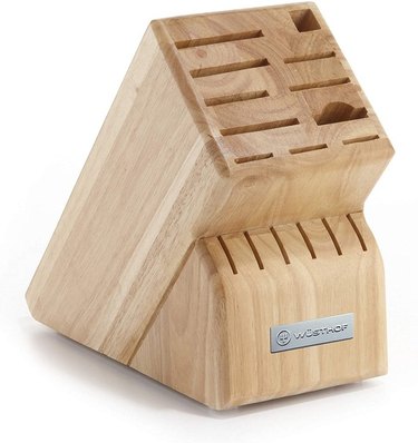 A WÜSTHOF 17-Slot Knife Storage Block