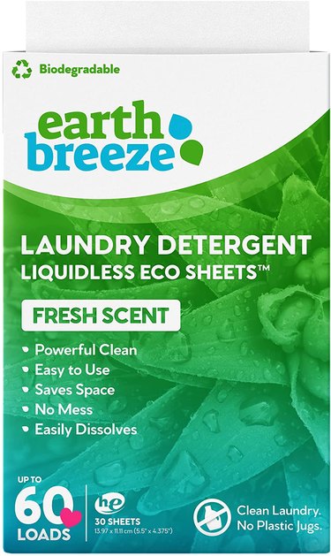 Earth Breeze Laundry Detergent Sheets, 30-Count
