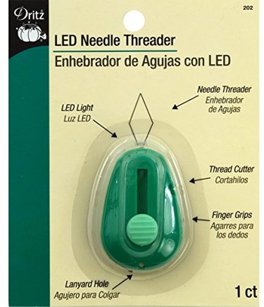Dritz LED Light Needle Threader with Cutter