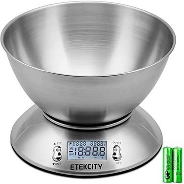 Ozeri Ultra Thin Professional Digital Kitchen Food Scale, in Elegant  Stainless Steel