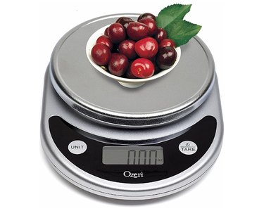 Ozeri ZK14-S Pronto Digital Multifunction Kitchen and Food Scale Measuring Bowl of Cherries