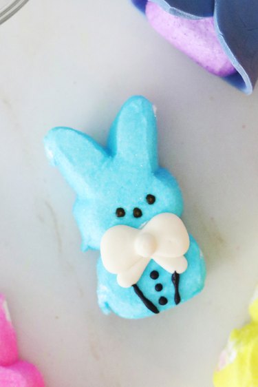 Decorated Peep bunny inspired by Colin from Bridgerton