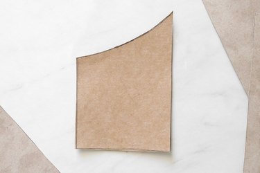 Template for gingerbread cookie dough gates