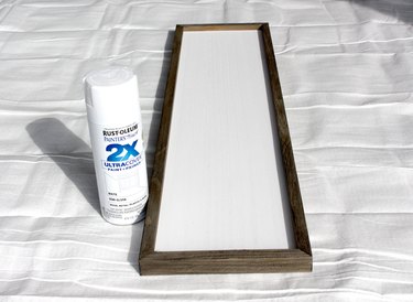 framed wood board