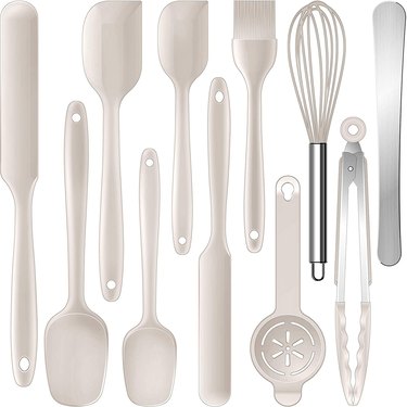 Oannao 11-Piece Silicone Spatula Set