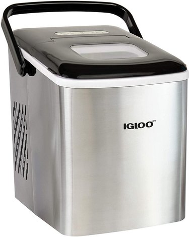 An Igloo Portable Electric Countertop Ice Maker Machine
