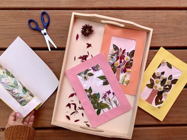 Whimsical Mother's Day cards made with fresh flowers