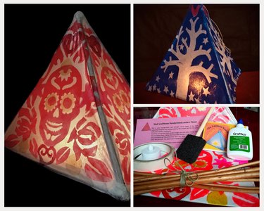 Paper Pyramid Lantern Kits