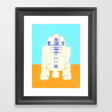 R2-D2 framed art print