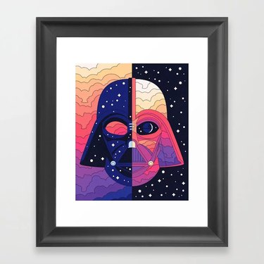 Darth Vader 'The Dark and the Light' art print