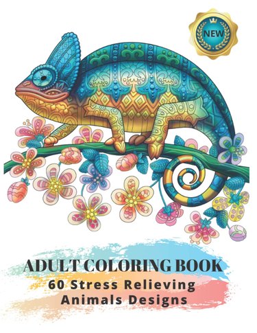 Adult Coloring Book: Stress Relieving Patterns, Mini Celebration