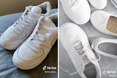 Pairs of white sneakers brought back to life with some metaphorical elbow grease