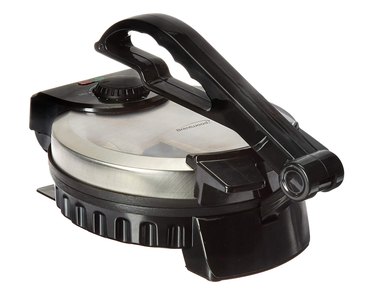 Brentwood TS-127 8-Inch Stainless Steel Nonstick Electric Tortilla Maker