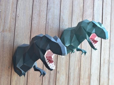 dinosaur origami