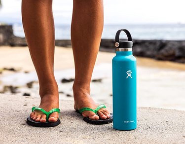 Blue Hydro Flask Water Bottle