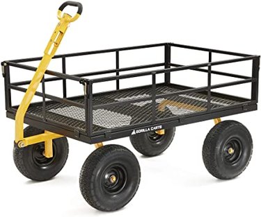 Gorilla steel garden cart