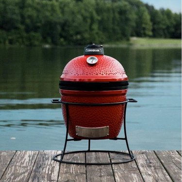 Joe Jr. Portable Charcoal Grill With Cast Iron Cart