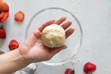 Biscuit dough for strawberry shortcake