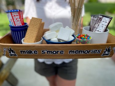 finished s'more station