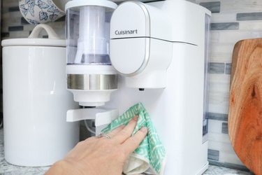 clean appliances with Swedish dishcloth